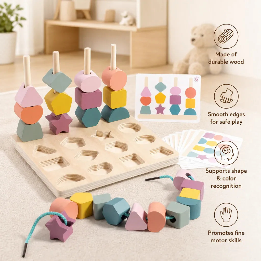 Nelokid Sorting Shapes Toys