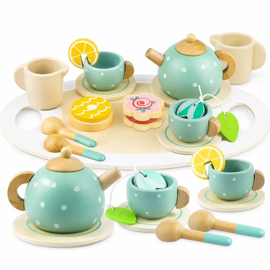 Nelokid Afternoon Tea Set Wooden