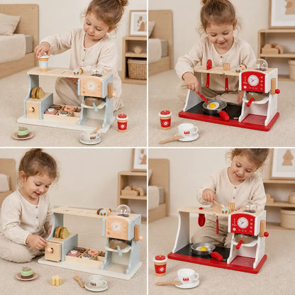 Nelokid Toy Kitchen Cafe