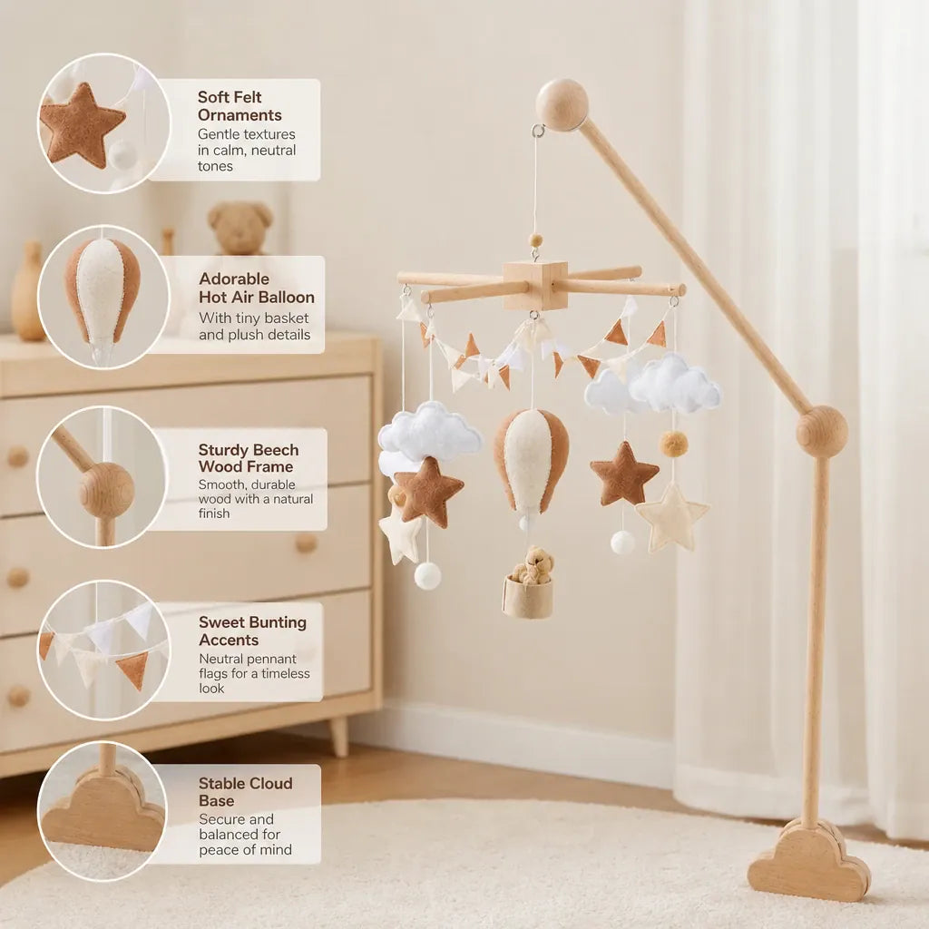 Nelokid Felt Baby Mobile