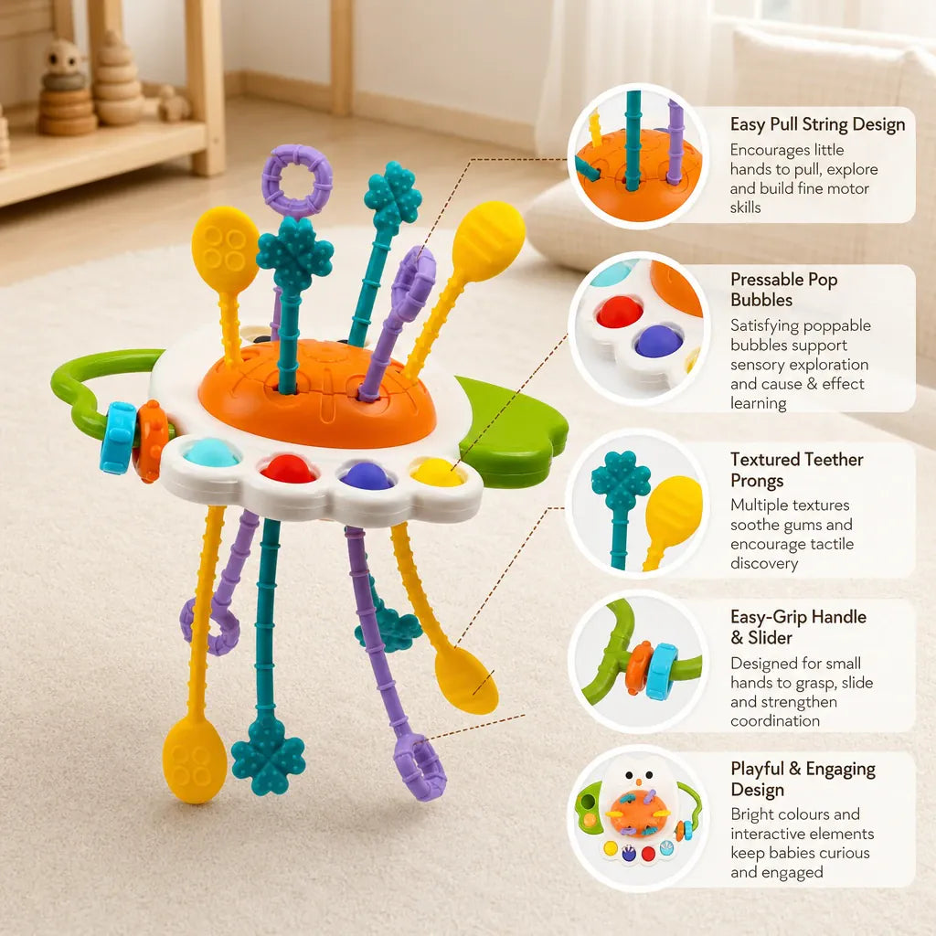 Nelokid Montessori Pull String Toy