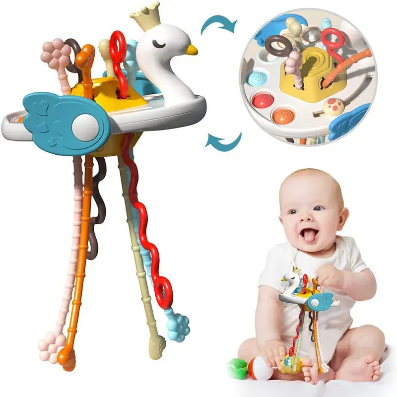 Nelokid Montessori Pull String Toy