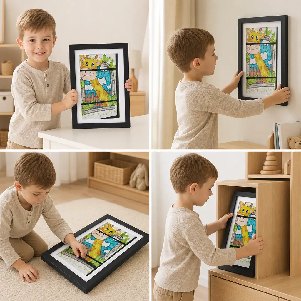 Nelokid Childrens Art Display Frame