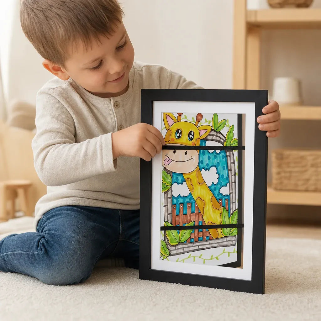 Nelokid Childrens Art Display Frame