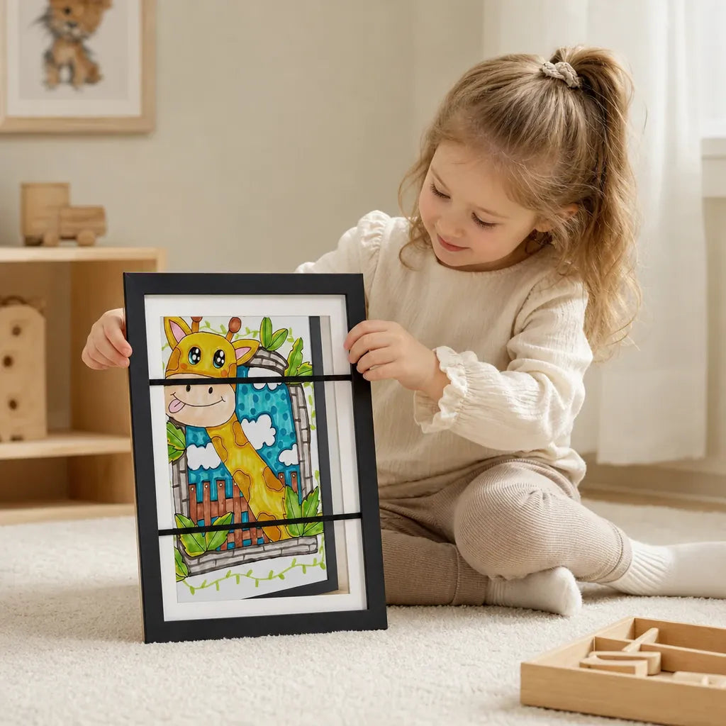 Nelokid Childrens Art Display Frame
