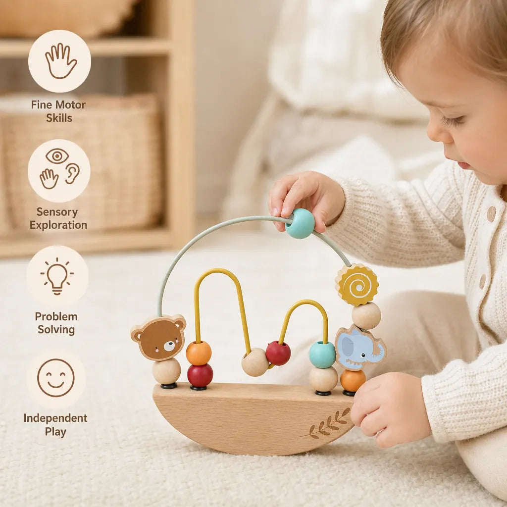 Nelokid Small Bead Maze Toy