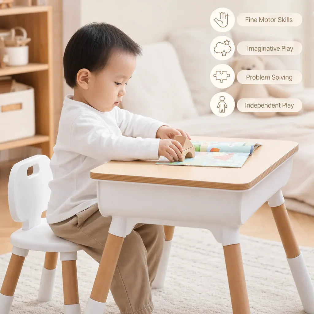 Nelokid Kids Table And Chair Set