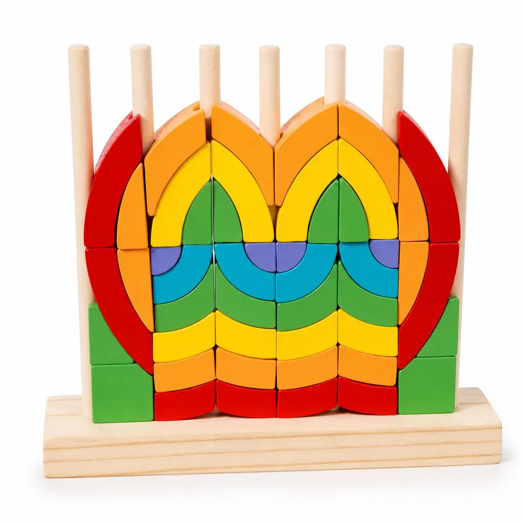 Nelokid Geometric Stacking Toy
