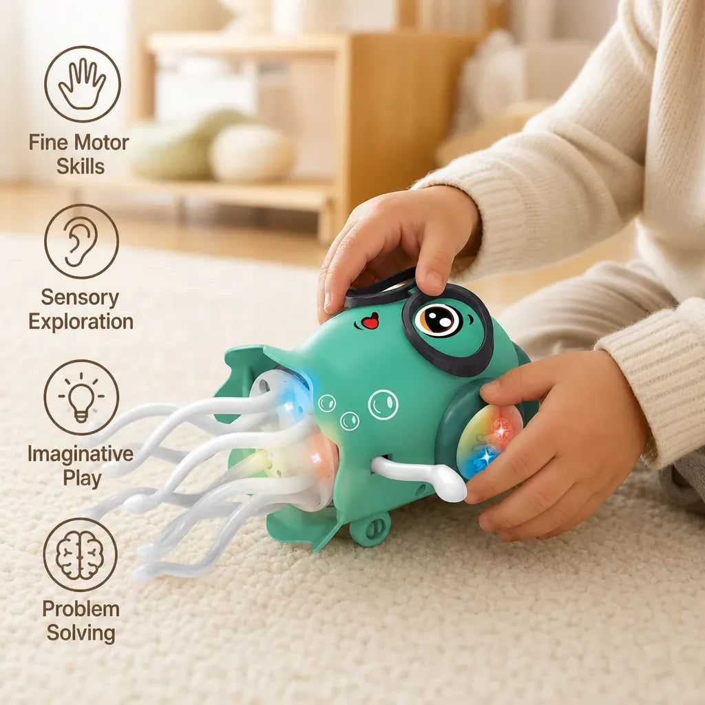 Nelokid Moving Octopus Toy