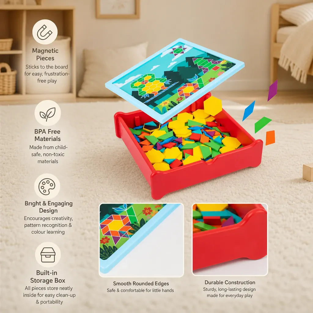 Nelokid Magnetic Tangram Puzzle
