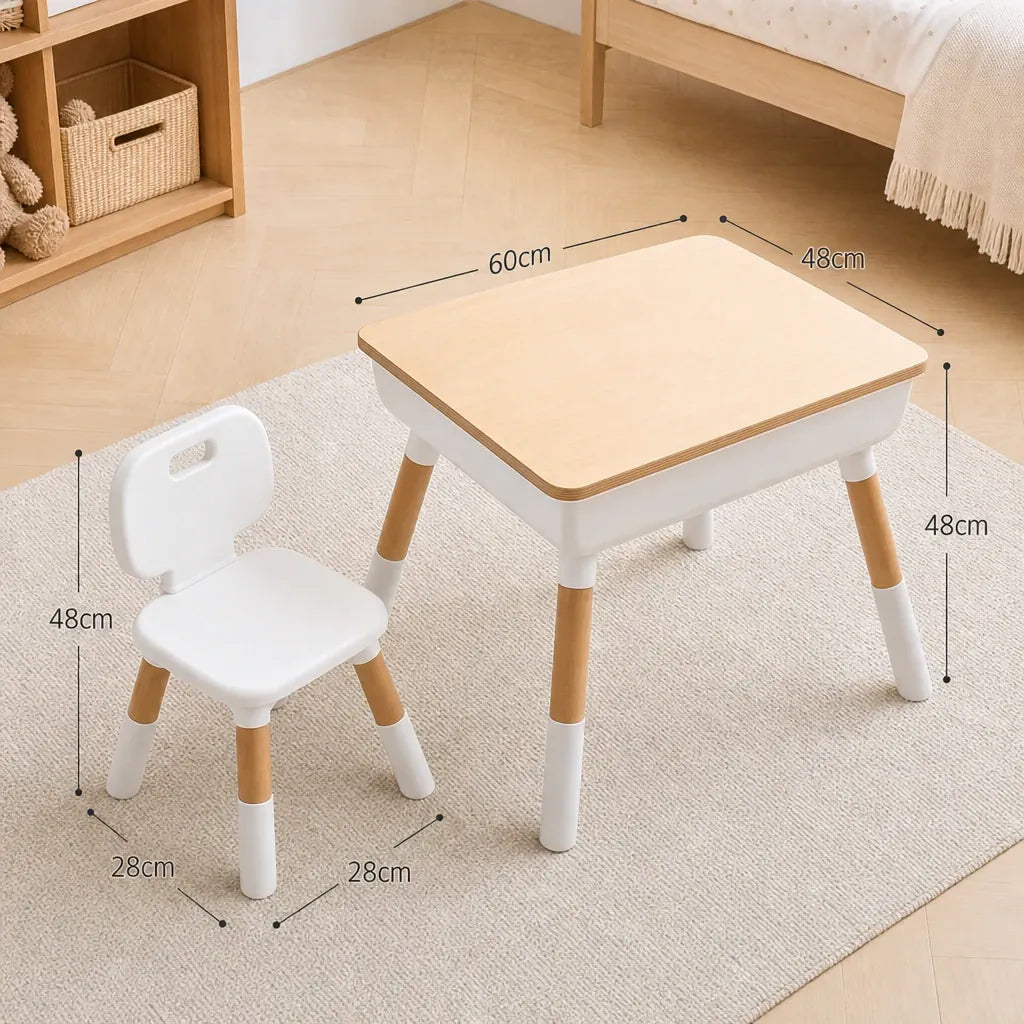 Nelokid Kids Table And Chair Set