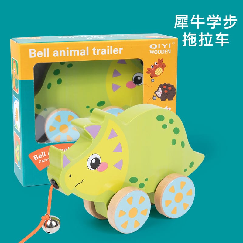 Nelokid Wooden Pull Along Toy
