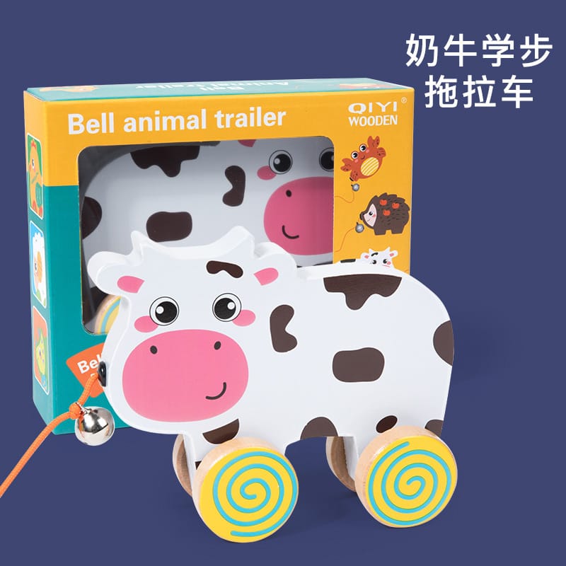Nelokid Wooden Pull Along Toy