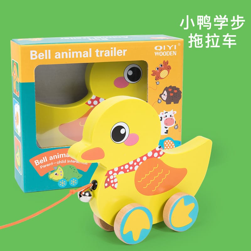Nelokid Wooden Pull Along Toy