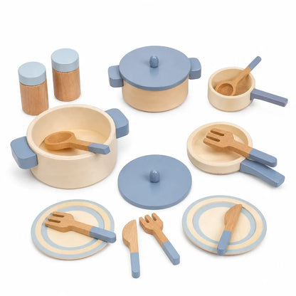 Nelokid Toy Kitchen Pots and Pans
