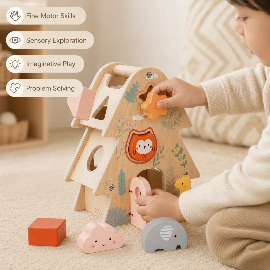 Nelokid Treehouse Toy Wooden